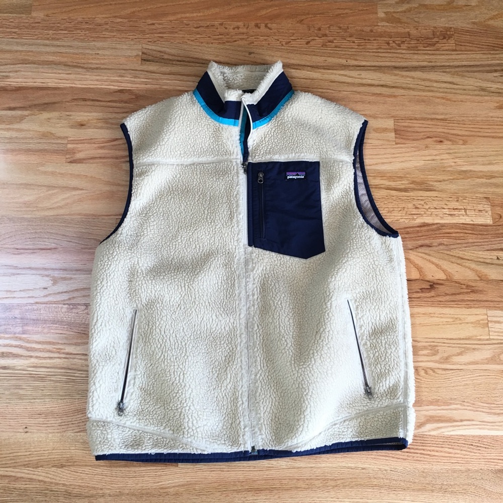 Patagonia Retro-X Deep Pile Fleece Vest sz XL